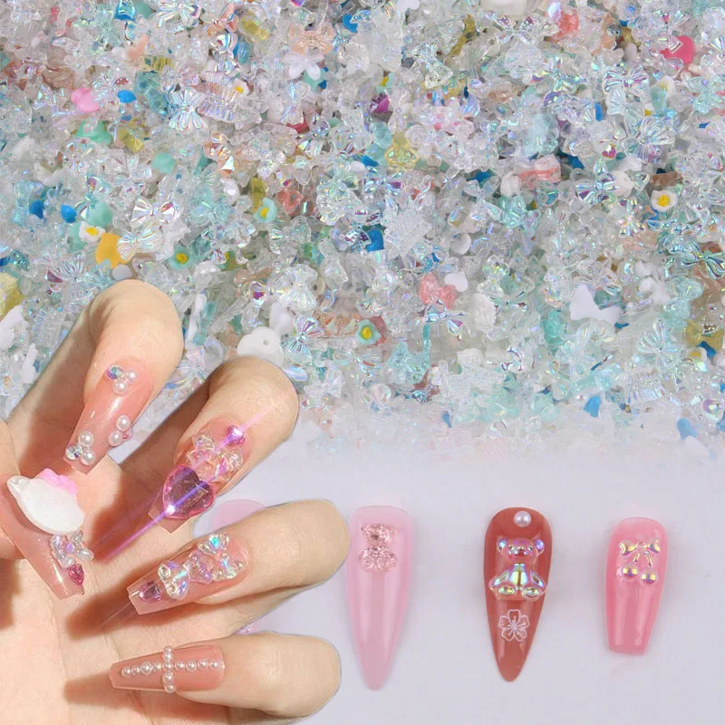 50pcs 3D Aurora Nail Art Charms Mixed Cute Nail Charms for Acrylic Nails Flower Bowknot Bear Butterfly Resin Charms for Nails 
50pcs 3D Aurora Nail Art Charms Mixed Cute Nail Charms for Acrylic Nails Flower Bowknot Bear Butterfly Resin Charms for Nails