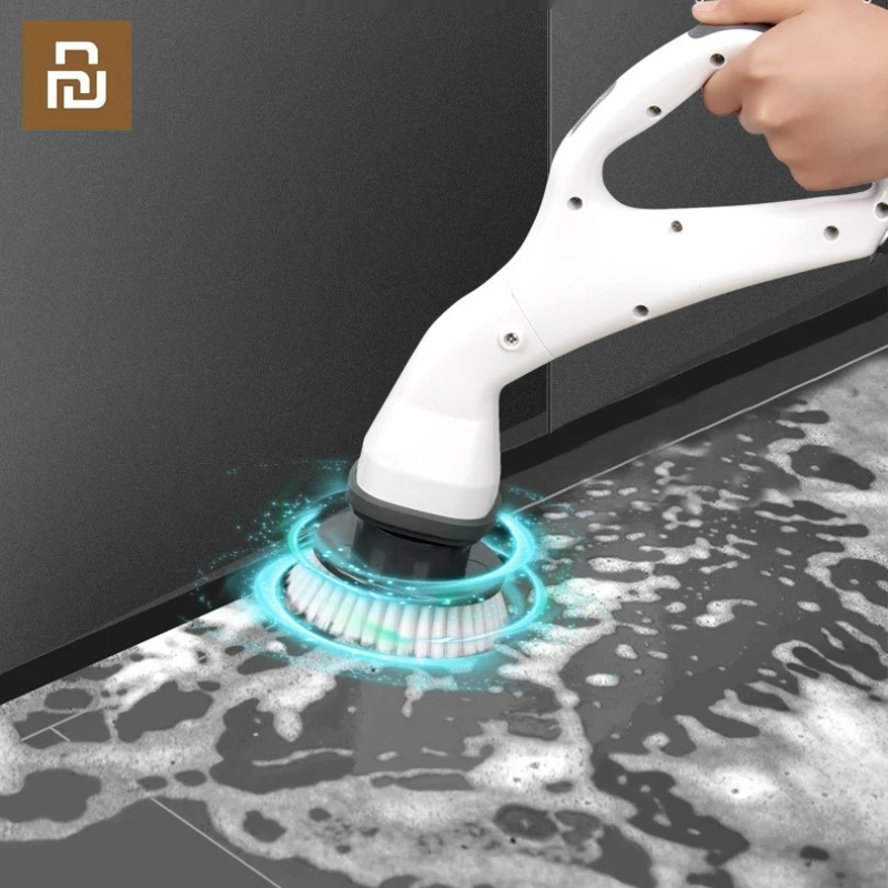 Youpin Home Electric Cleaning Brush Rechargeable Scrubber with Detachable Heads Brush Bathroom Kitchen Toilet Corner Cleaning
Youpin Home Electric Cleaning Brush Rechargeable Scrubber with Detachable Heads Brush Bathroom Kitchen Toilet Corner Cleaning