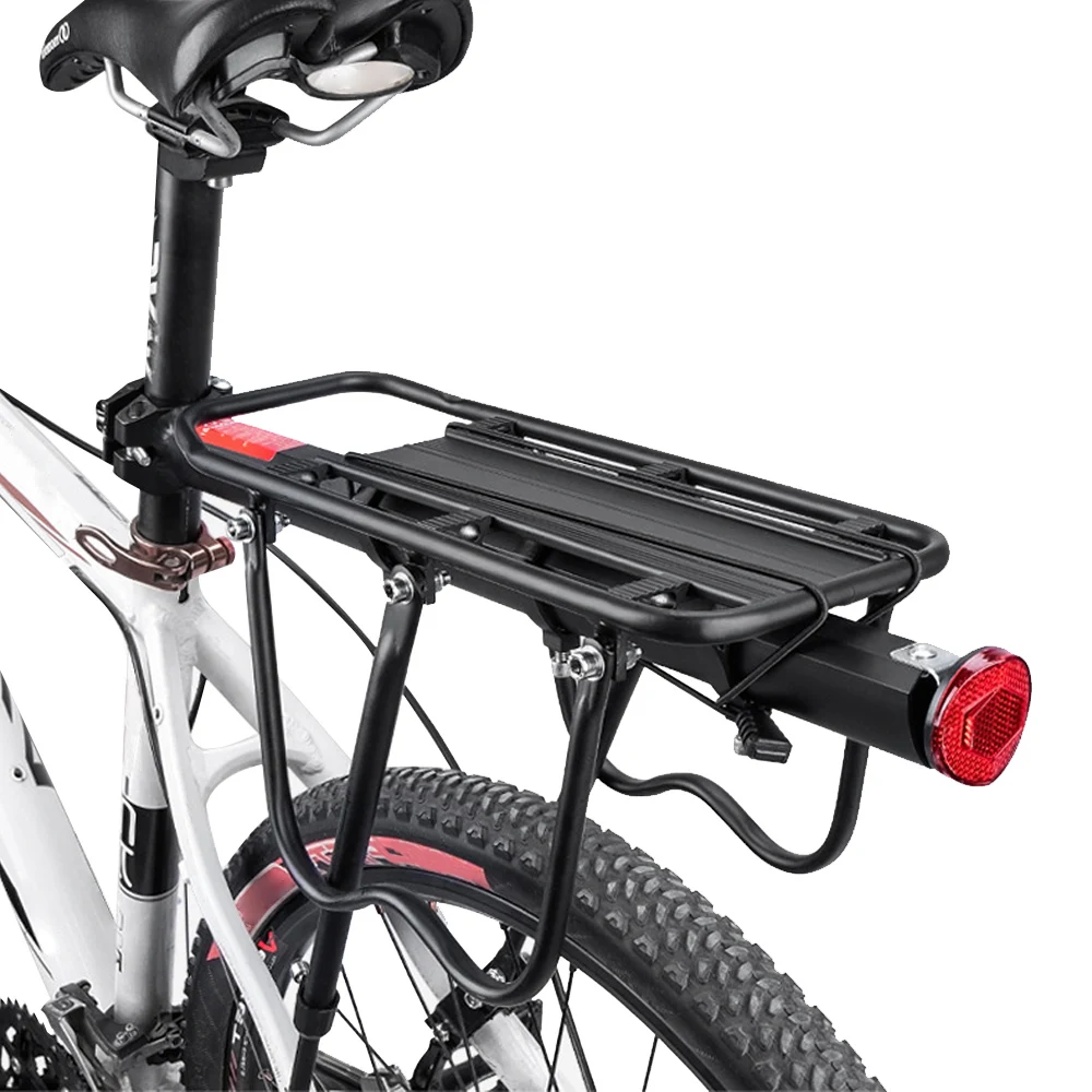 Deemount Aluminum Alloy Bicycle Luggage Carrier Cargo Rear Rack Shelf Cycling Bag Stand Holder Trunk 20-29in Bike Accessories
Deemount Aluminum Alloy Bicycle Luggage Carrier Cargo Rear Rack Shelf Cycling Bag Stand Holder Trunk 20-29in Bike Accessories