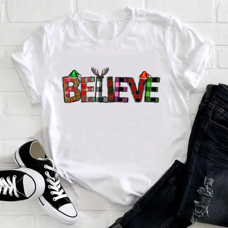 Women Print Tshirt 2022 Merry Christmas 90s Trend Style T Tee Pretty Holiday New Year Nice Top Cartoon Graphic T-shirt
Women Print Tshirt 2022 Merry Christmas 90s Trend Style T Tee Pretty Holiday New Year Nice Top Cartoon Graphic T-shirt