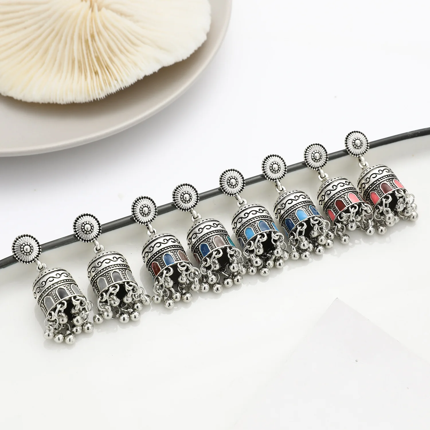 Ethnic Bell Earrings For Women Accessories Bohemia Jewelry Beads Tassel Dangle Earring Piercing Girl Party Gift Aretes De Mujer
Ethnic Bell Earrings For Women Accessories Bohemia Jewelry Beads Tassel Dangle Earring Piercing Girl Party Gift Aretes De Mujer