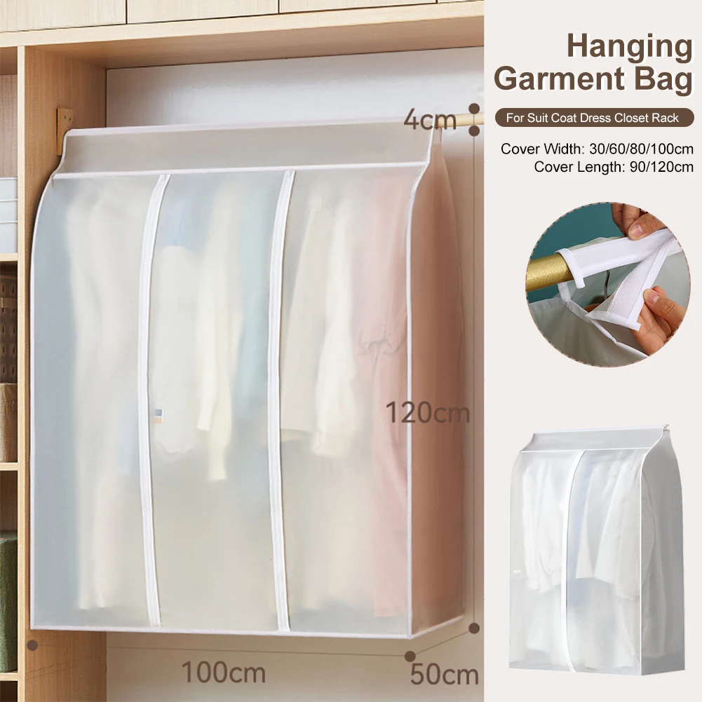 Transparent Clothing Dust Cover Dress Clothes Garment Dust Cover Hanging Organizer Waterproof Dustproof Clothes Wardrobe Storage
Transparent Clothing Dust Cover Dress Clothes Garment Dust Cover Hanging Organizer Waterproof Dustproof Clothes Wardrobe Storage