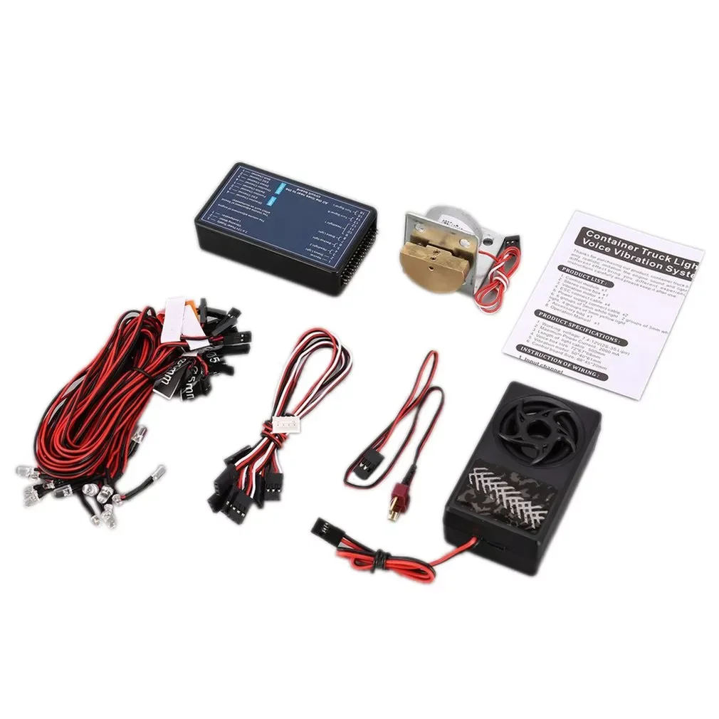 G.T POWER RC Truck Container Truck Lighting And Voice Vibration System Entry-Level For 1/14 RC Truck RC Car Spare Parts
G.T POWER RC Truck Container Truck Lighting And Voice Vibration System Entry-Level For 1/14 RC Truck RC Car Spare Parts
