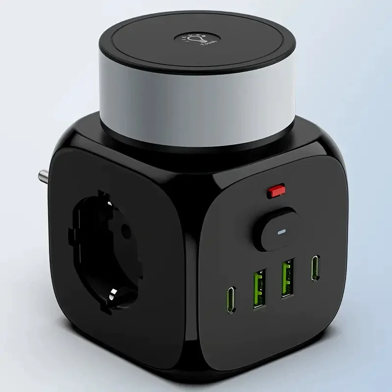 Многофункциональная розетка SHINEKNOT с ночником
Многофункциональная розетка SHINEKNOT с ночником