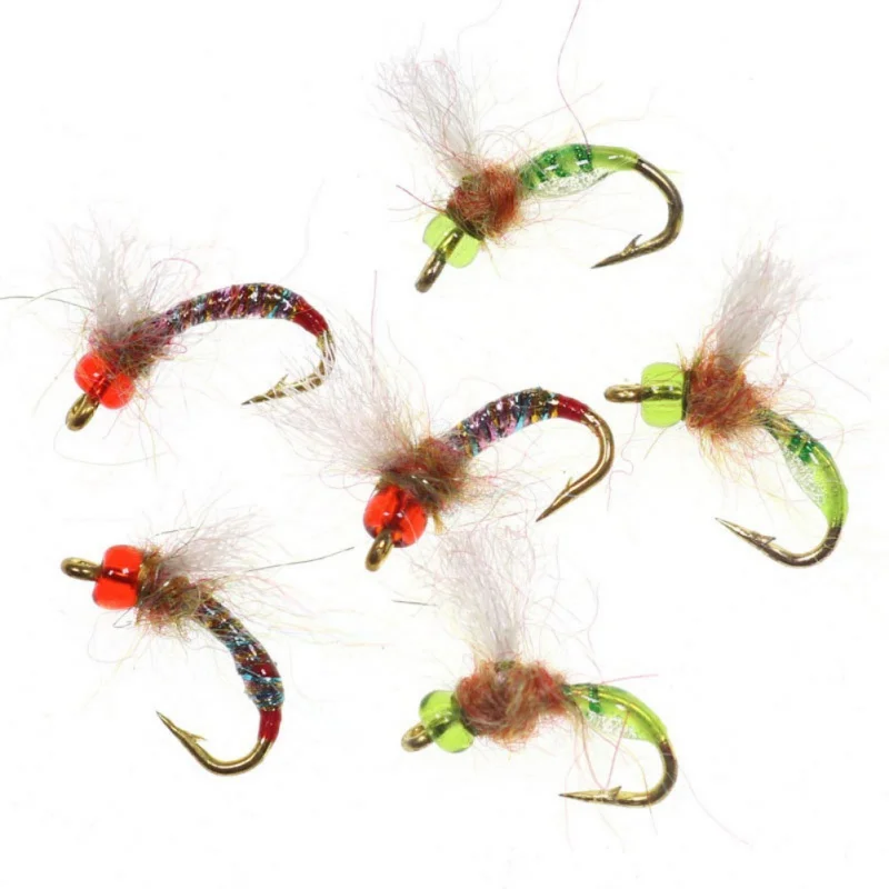6PCS Copper Bead Head Nymph Flies Trout Fly Fishing Bait Single Metal Barbed Hook Tool Fly Shape Copper Fly Lure wędkarstwo
6PCS Copper Bead Head Nymph Flies Trout Fly Fishing Bait Single Metal Barbed Hook Tool Fly Shape Copper Fly Lure wędkarstwo