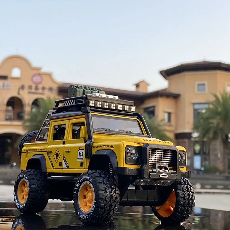 1:23 Pickup Truck Camel Cup Off-road Alloy Car Die-casting Model Guardian Off-road Sound and Light Pull Back Toy Children Gift
1:23 Pickup Truck Camel Cup Off-road Alloy Car Die-casting Model Guardian Off-road Sound and Light Pull Back Toy Children Gift