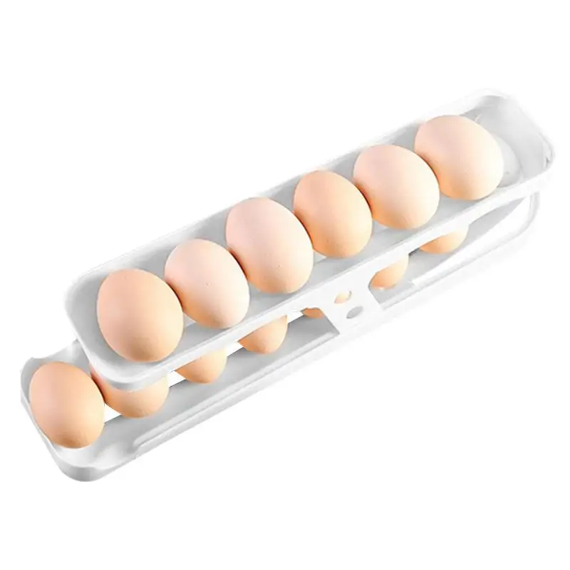 Egg Holder Space-Saving Egg Tray Household Automatic Egg Storage Slide Box For Desktop Pantry Cabinet Countertop & Refrigerator
Egg Holder Space-Saving Egg Tray Household Automatic Egg Storage Slide Box For Desktop Pantry Cabinet Countertop & Refrigerator