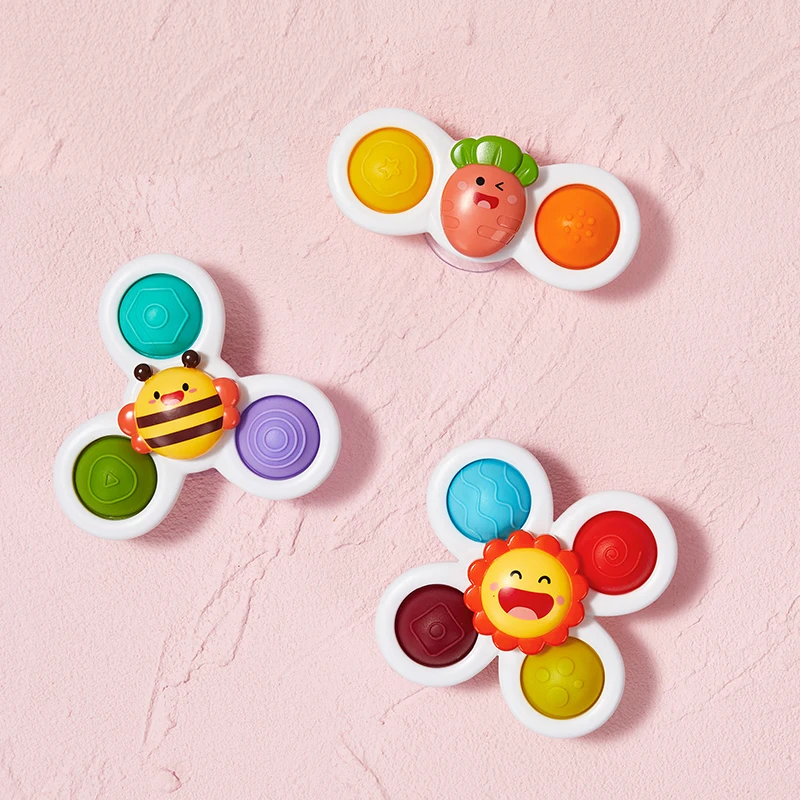 Children's cartoon suction cup rotating toy spinning top baby can chew insect flower puzzle
Children's cartoon suction cup rotating toy spinning top baby can chew insect flower puzzle