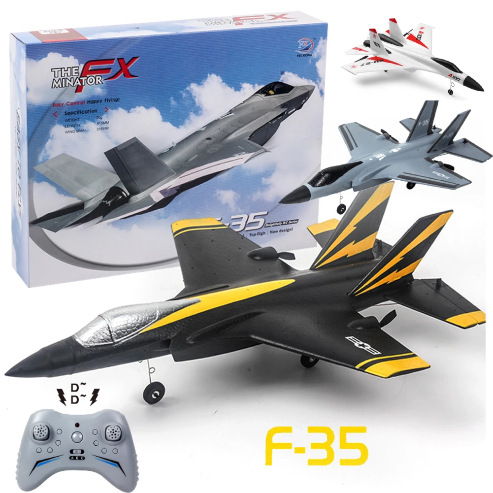 WLtoys FX935 RC Airplane 2.4G F35 Fighter 3CH EPP RC Drone Remote Control Plane Electric RC Aircraft Model Toys For Boys Gifts
WLtoys FX935 RC Airplane 2.4G F35 Fighter 3CH EPP RC Drone Remote Control Plane Electric RC Aircraft Model Toys For Boys Gifts