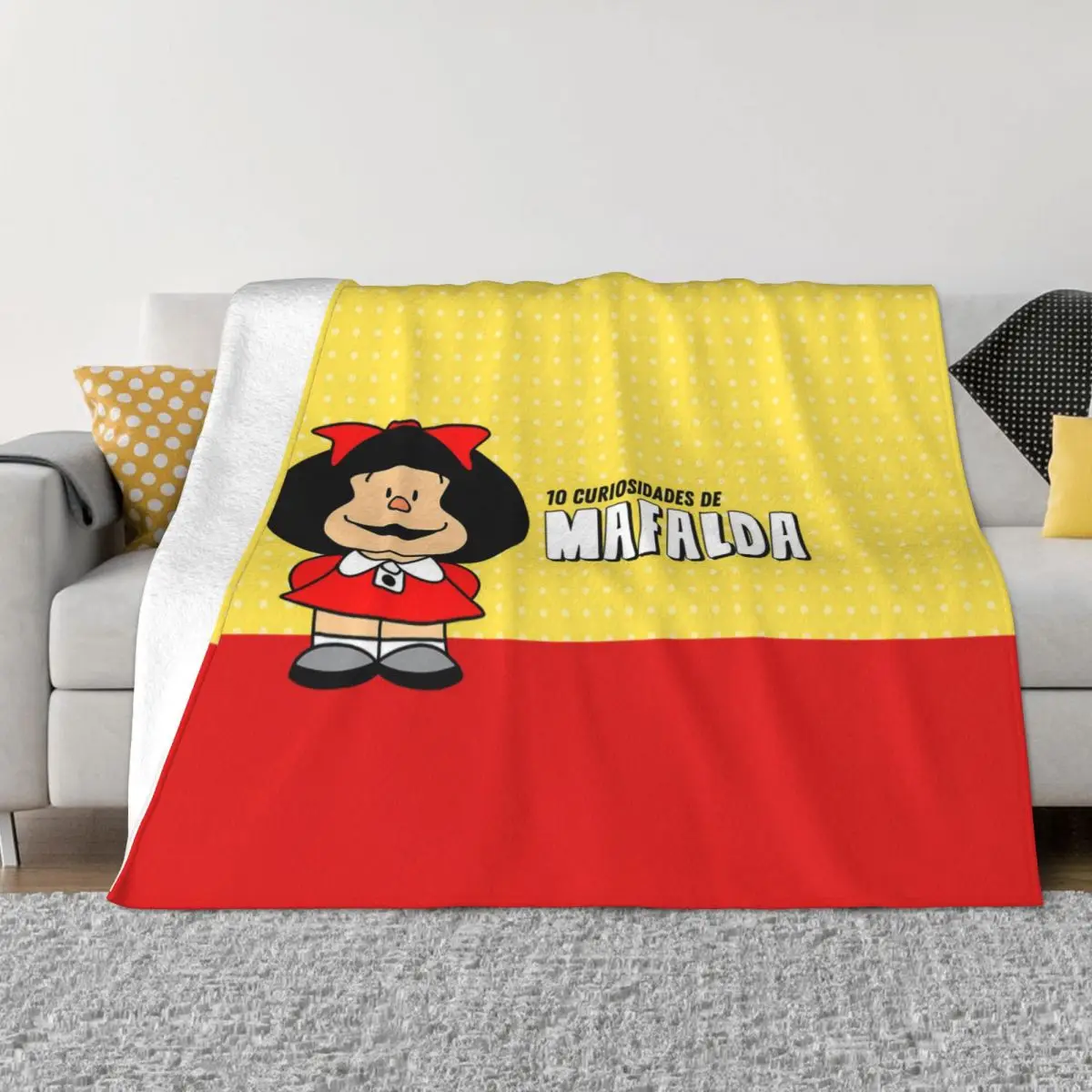 Mafalda Amine Blankets Kawaii Cartoon Fleece Awesome Warm Throw Blanket for Home Textile Decor
Mafalda Amine Blankets Kawaii Cartoon Fleece Awesome Warm Throw Blanket for Home Textile Decor