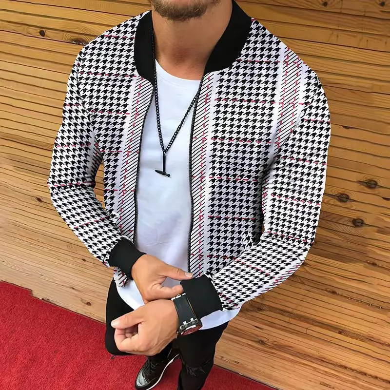 Mens Jacket Trend New Zipper Casual Coats Round Neck Cardigan Baseball Uniform 2022 Spring And Autumn Tide Brand Clothes
Mens Jacket Trend New Zipper Casual Coats Round Neck Cardigan Baseball Uniform 2022 Spring And Autumn Tide Brand Clothes