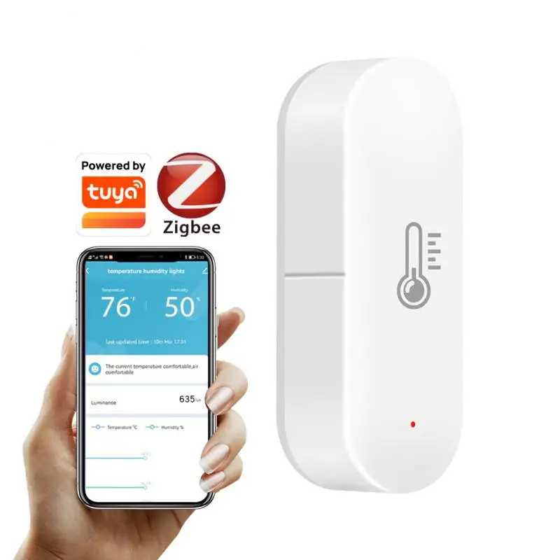 Tuya Smart Graffiti Intelligent ZigBee Temperature And Humidity Detector Wireless Temperature And Humidity Sensor
Tuya Smart Graffiti Intelligent ZigBee Temperature And Humidity Detector Wireless Temperature And Humidity Sensor
