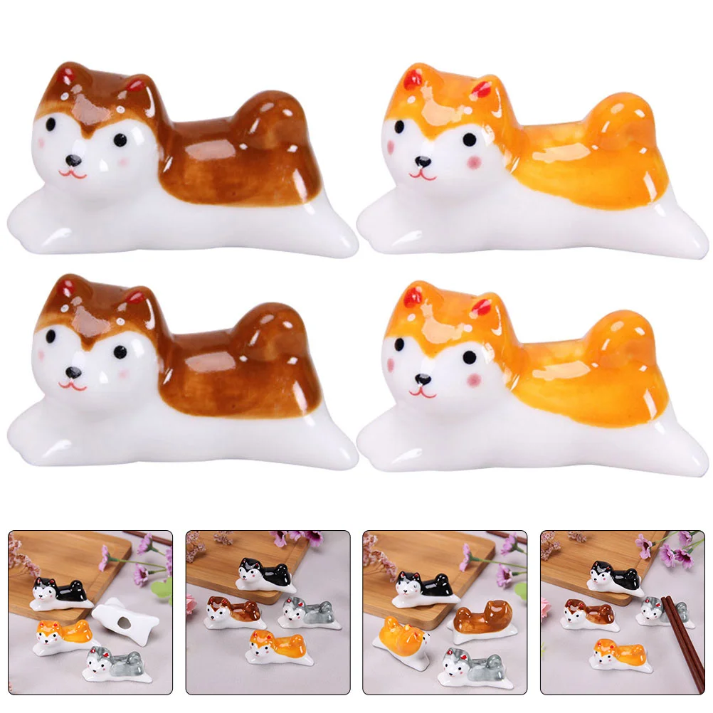 4Pcs Decorative Delicate Ceramic Spoon Rest Home Accessory Chopstick Holder for Kitchen Chopsticks Daily Spoon
4Pcs Decorative Delicate Ceramic Spoon Rest Home Accessory Chopstick Holder for Kitchen Chopsticks Daily Spoon