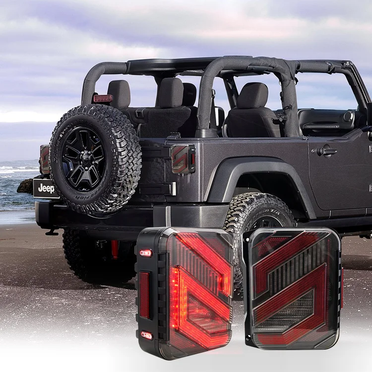 DOT/EMARK Approved LED Brake Tail Lights Rear Signal Reverse Lamps for Jeep Wrangler JK 2007~2015
DOT/EMARK Approved LED Brake Tail Lights Rear Signal Reverse Lamps for Jeep Wrangler JK 2007~2015