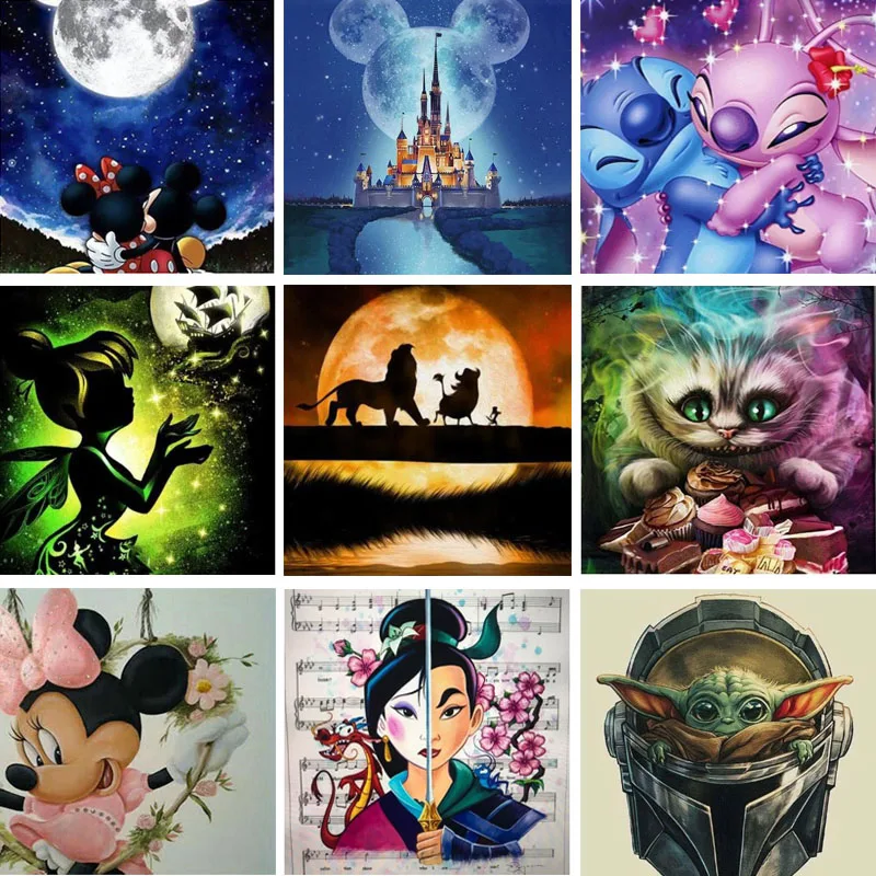 Disney Cartoon Mickey Disney Castle Princess 5D Diamond Painting Cross Stitch Embroidery Mosaic Wall Decor Round Dill Child Gift
Disney Cartoon Mickey Disney Castle Princess 5D Diamond Painting Cross Stitch Embroidery Mosaic Wall Decor Round Dill Child Gift