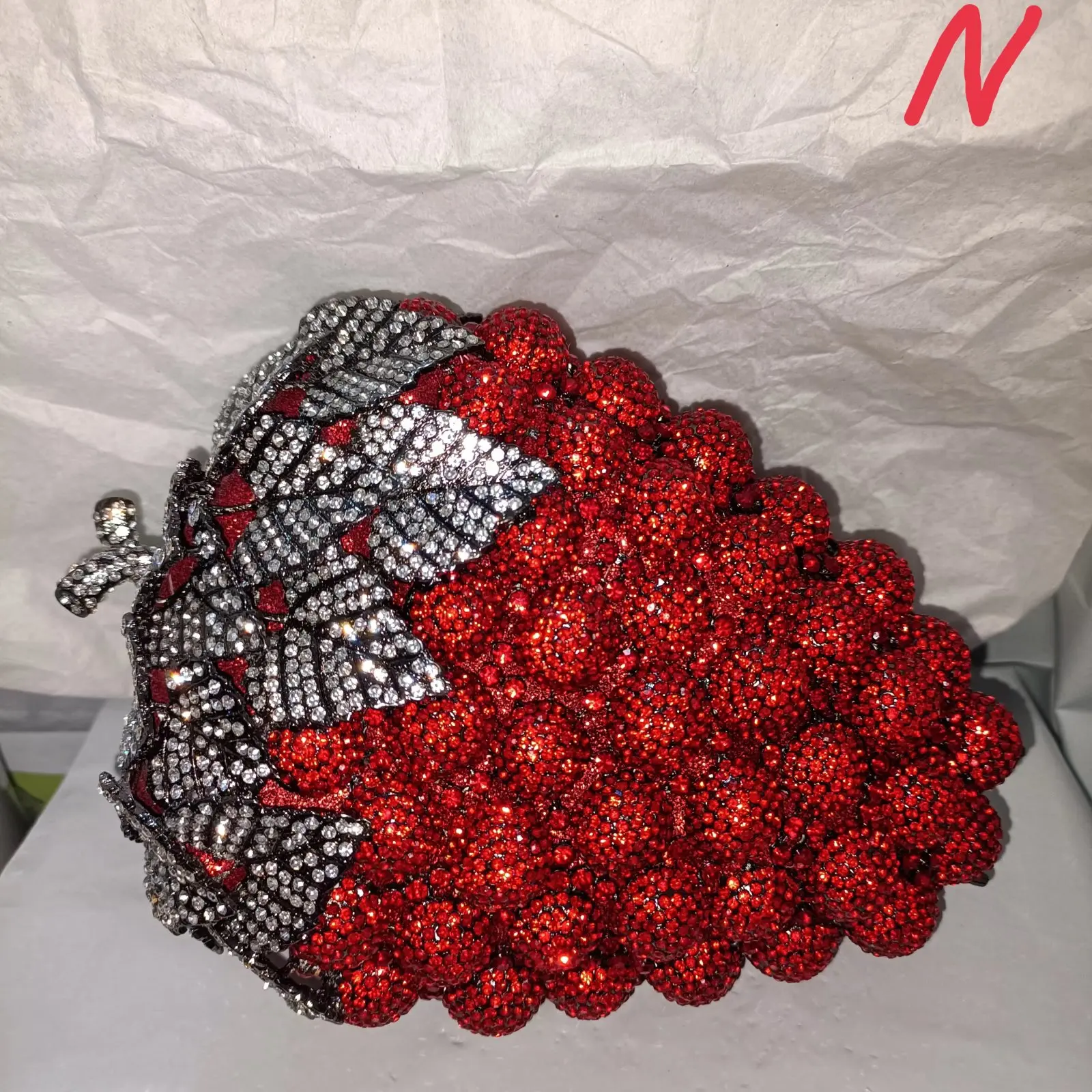 Yellow Purple Grapes Women Clutch Evening Bag Wedding Cocktail Banquet Dazzling Crystal Purse Bridal Party Prom Stones Handbags
Yellow Purple Grapes Women Clutch Evening Bag Wedding Cocktail Banquet Dazzling Crystal Purse Bridal Party Prom Stones Handbags