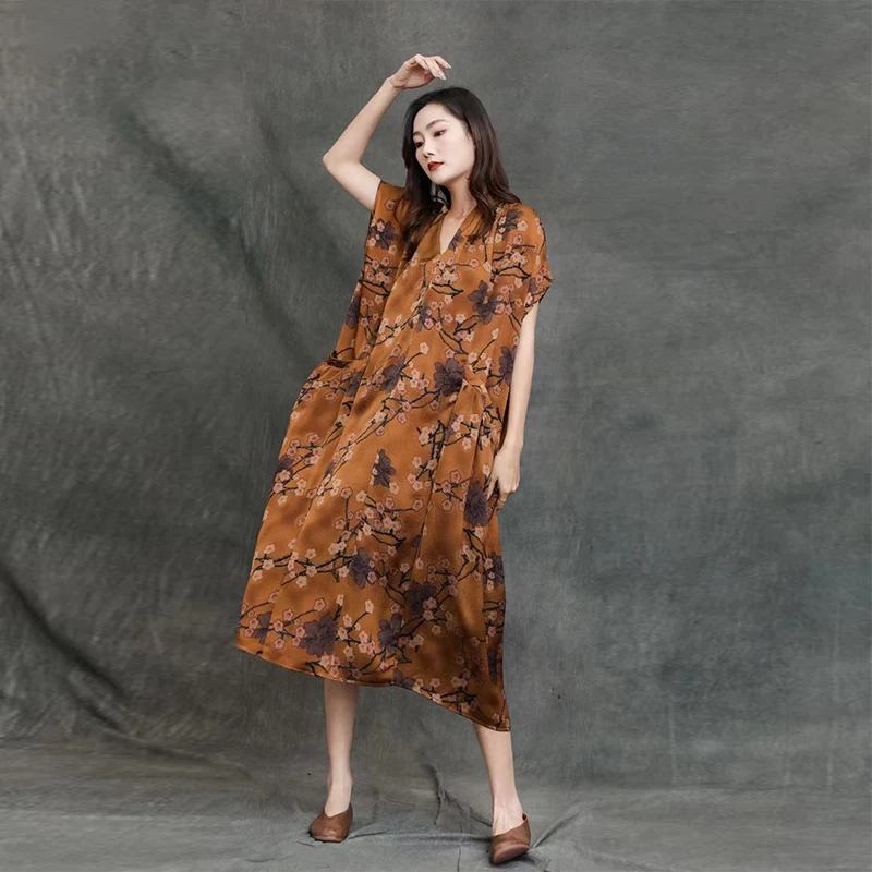 2022 Moroccan Kaftan Bohemian Printed Summer Dress Long Tunic Women Plus Size Beach Wear Swim Suit Cover Up Robe de plage
2022 Moroccan Kaftan Bohemian Printed Summer Dress Long Tunic Women Plus Size Beach Wear Swim Suit Cover Up Robe de plage
