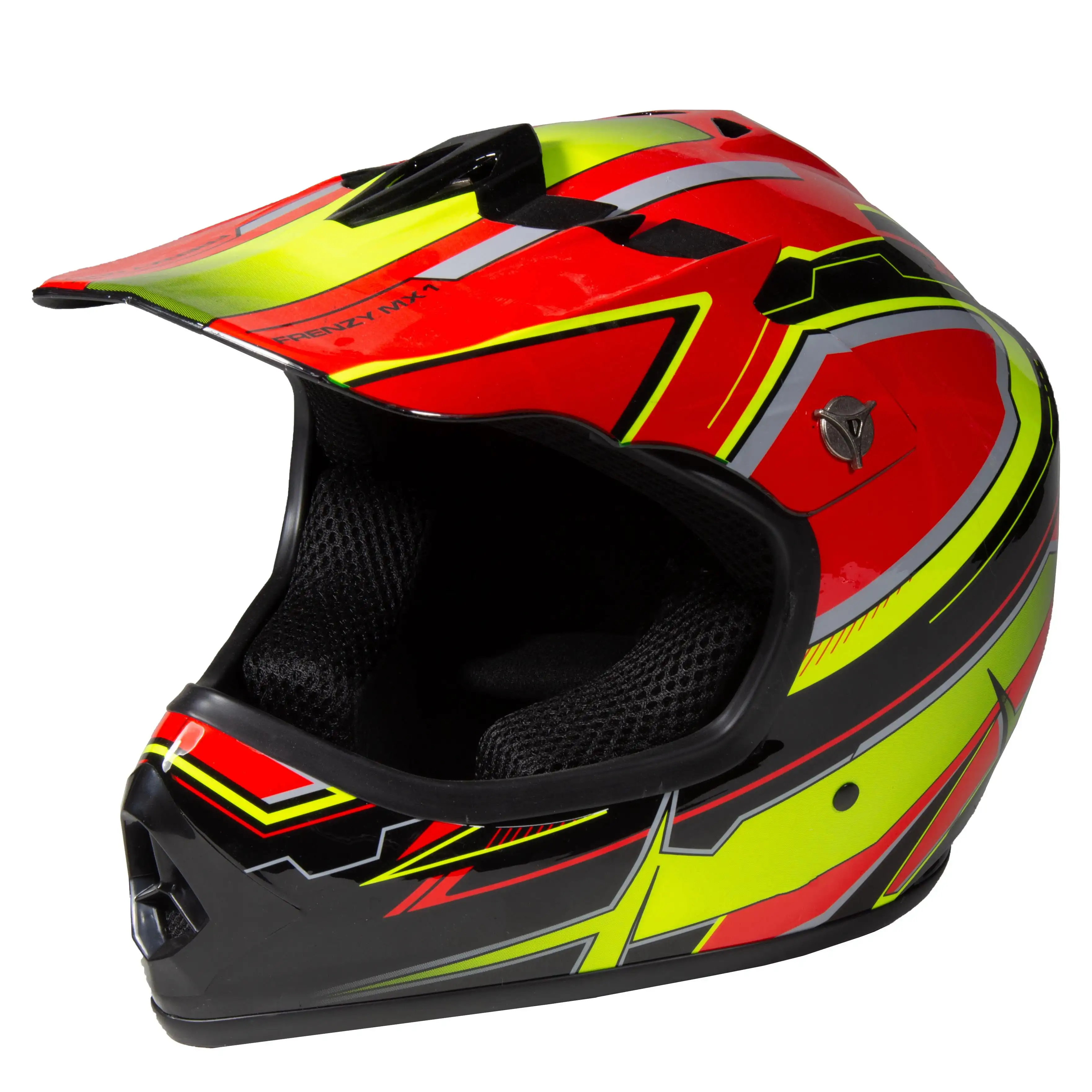 Off-Road MX Helmet DOT Approved, Red/Yellow, Youth MediumVehicle Downhill Mountain Bike DH Racing Cross Helmet
Off-Road MX Helmet DOT Approved, Red/Yellow, Youth MediumVehicle Downhill Mountain Bike DH Racing Cross Helmet