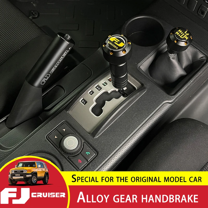3 Pieces For Toyota FJ Cruiser Gear Lever Handbrake Lever FJ Alloy Gear Shift Knob Car FJ Gear Shift Knob Shifter Accessories
3 Pieces For Toyota FJ Cruiser Gear Lever Handbrake Lever FJ Alloy Gear Shift Knob Car FJ Gear Shift Knob Shifter Accessories