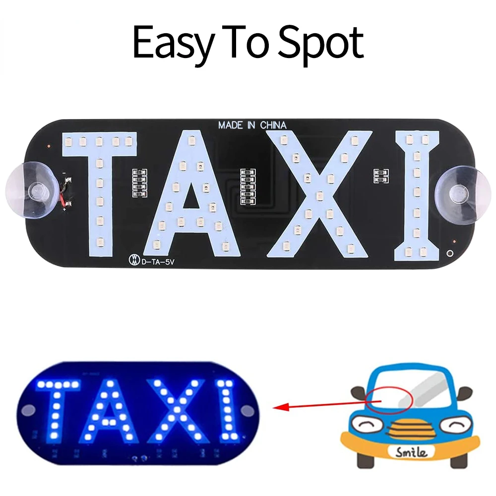 Taxi Led Car Windscreen Cab indicator Lamp Sign Colorful LED Windshield Taxi Light Lamp with on/off Switch USB Cable
Taxi Led Car Windscreen Cab indicator Lamp Sign Colorful LED Windshield Taxi Light Lamp with on/off Switch USB Cable
