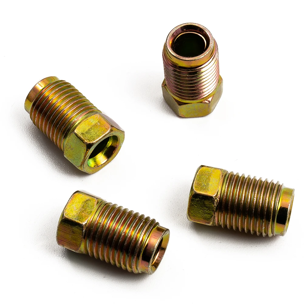 20x Brake Line Fittings Nuts Male Metric Set 10mm*1mm End Union Inverted Flares High quality Parts Accessories
20x Brake Line Fittings Nuts Male Metric Set 10mm*1mm End Union Inverted Flares High quality Parts Accessories