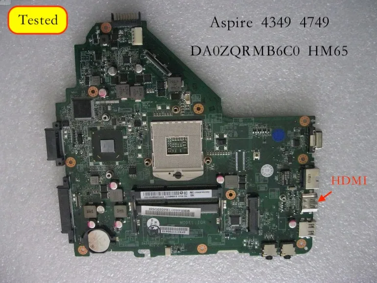 Материнская плата DA0ZQRMB6C0 для ноутбука Acer Aspire 4349 4749, материнская плата для ПК
Материнская плата DA0ZQRMB6C0 для ноутбука Acer Aspire 4349 4749, материнская плата для ПК