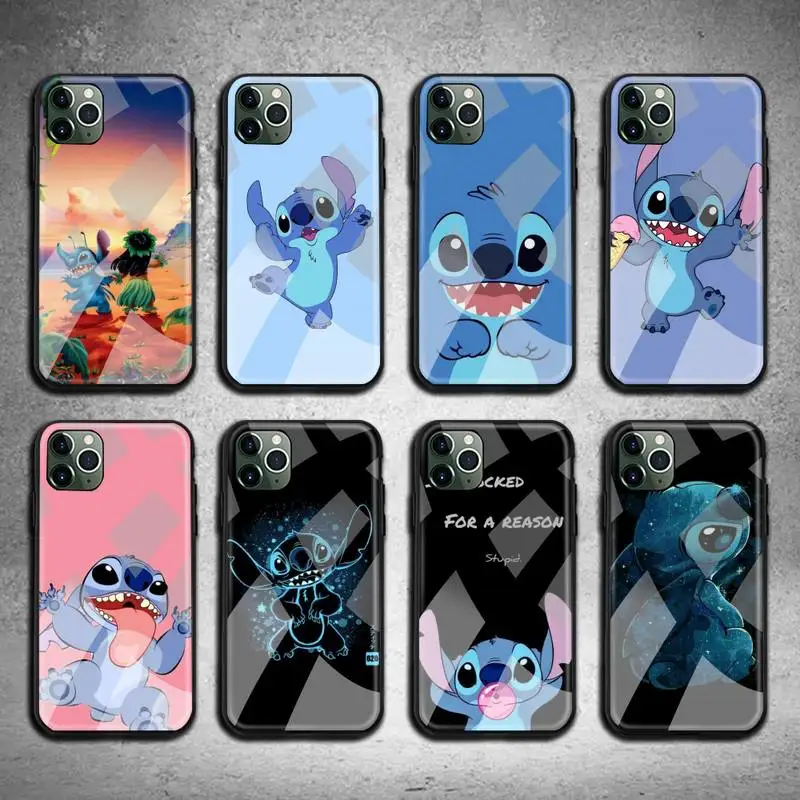 Чехол для телефона мультяшный Ститч, закаленное стекло для iPhone 13 12 11 Pro Mini XR XS MAX 8X7 6S 6 Plus SE 2020, чехол
Чехол для телефона мультяшный Ститч, закаленное стекло для iPhone 13 12 11 Pro Mini XR XS MAX 8X7 6S 6 Plus SE 2020, чехол