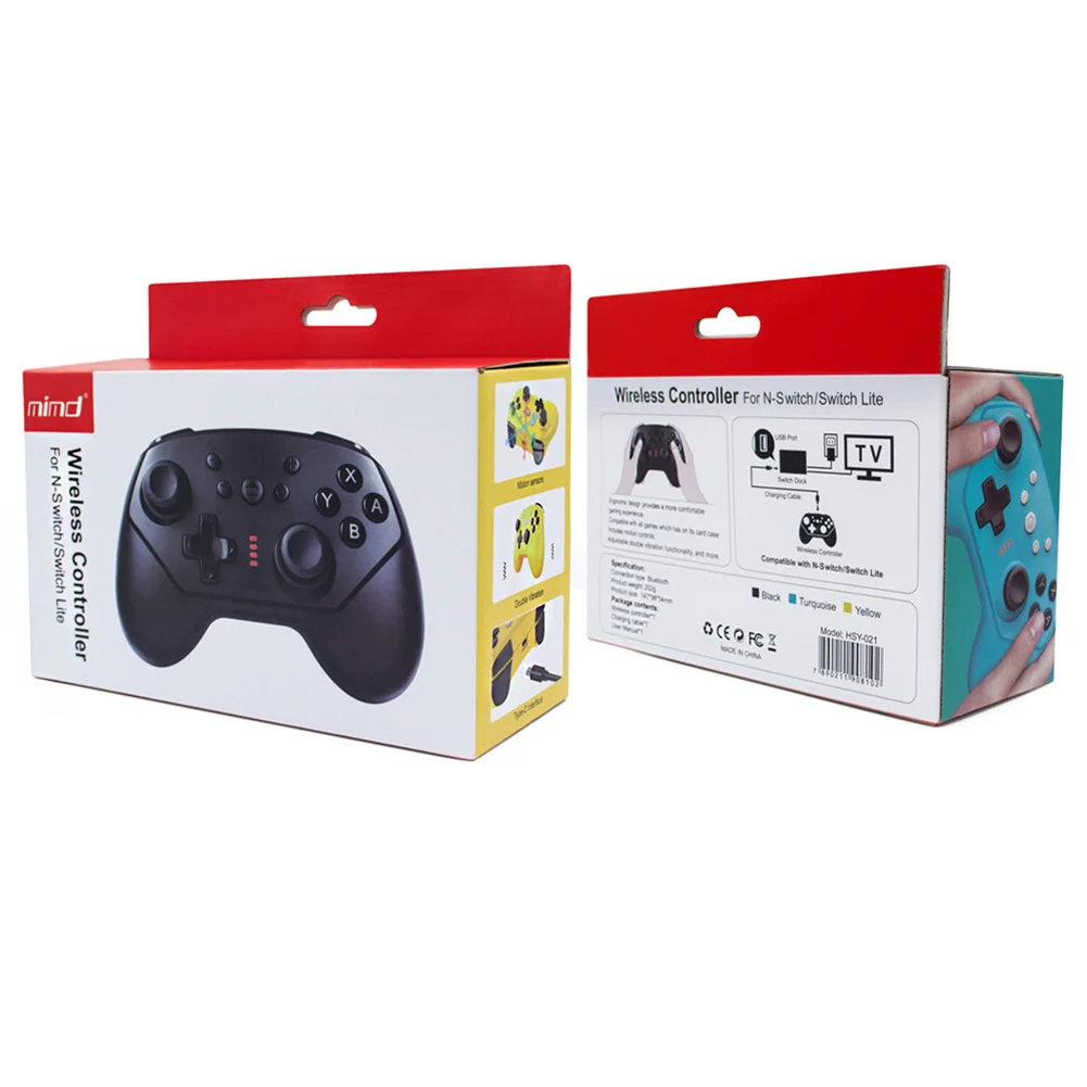 Wireless Bluetooth Gamepad For Nintendo Switch Pro NS PS3 Video Game USB Joystick Controller Console With 6-Axis
Wireless Bluetooth Gamepad For Nintendo Switch Pro NS PS3 Video Game USB Joystick Controller Console With 6-Axis