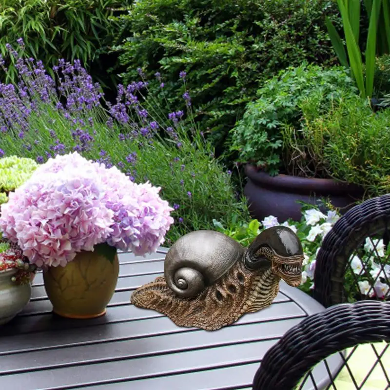 Alien Snail Statue Figure Resin Evil Snail Sculpture Terrible Snail Garden Ornaments Exquisite Character Statue Model Doll Resin
Alien Snail Statue Figure Resin Evil Snail Sculpture Terrible Snail Garden Ornaments Exquisite Character Statue Model Doll Resin