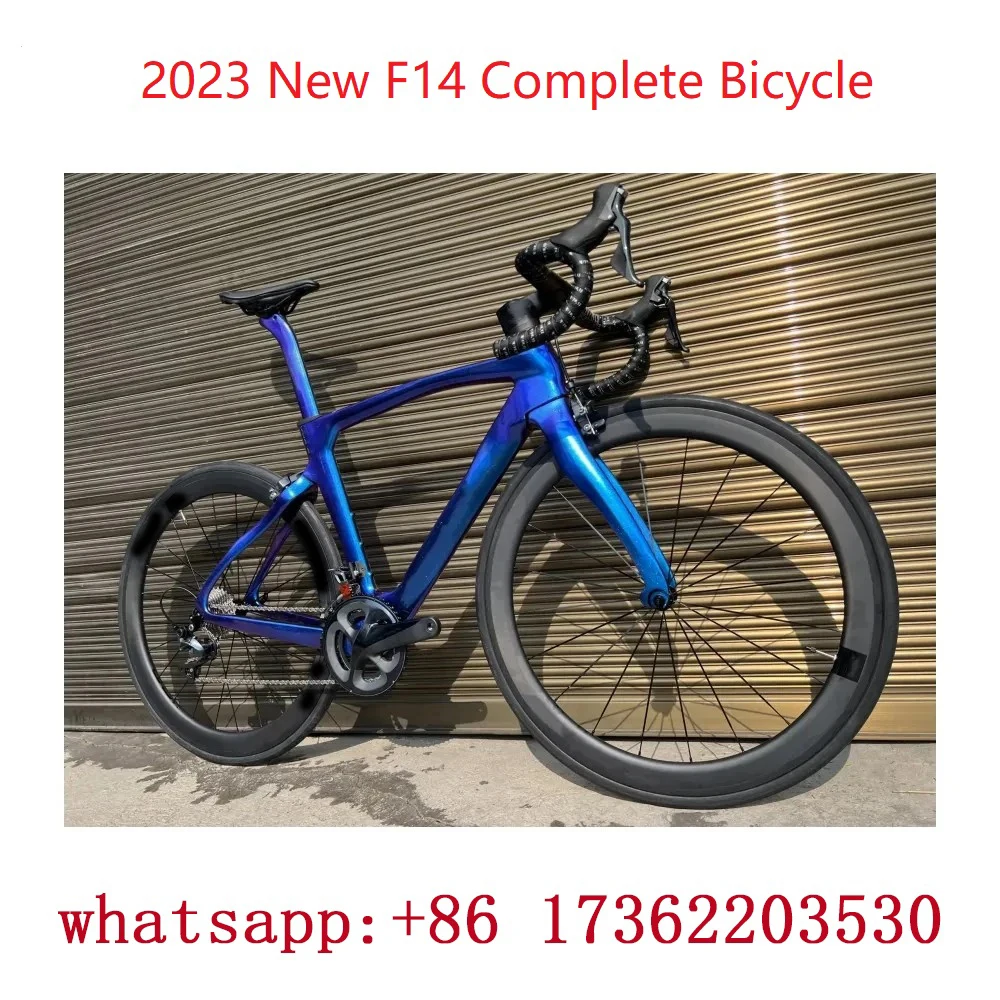 

2023 F14 Full Carbo Road Bike T1100 1K Complete Bicycle Direct Mount Brake R7010 R8010 Groupset