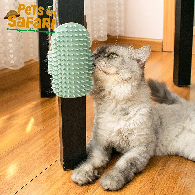 Cat Self Groomer Brush Kitten Hair Comb Wall Corner Scratcher Cat Grooming Supplies Massage Tool Catnip Teasing Items
Cat Self Groomer Brush Kitten Hair Comb Wall Corner Scratcher Cat Grooming Supplies Massage Tool Catnip Teasing Items