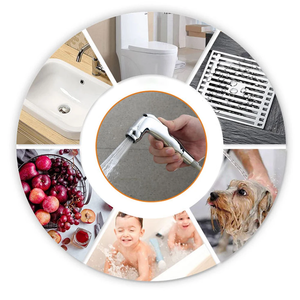 1 PC Toilet Douche Bidet Head Handheld Spray For Sanitary Shattaf Shower Wash The Butt Spray Gun Head Bathroom Fixture
1 PC Toilet Douche Bidet Head Handheld Spray For Sanitary Shattaf Shower Wash The Butt Spray Gun Head Bathroom Fixture