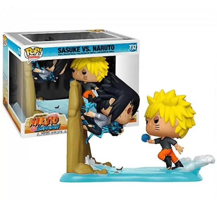 Экшн-фигурки Funko POP из аниме моменты NARUTOs Sasuke Vs. Naruto 732 # Коллекционная модель