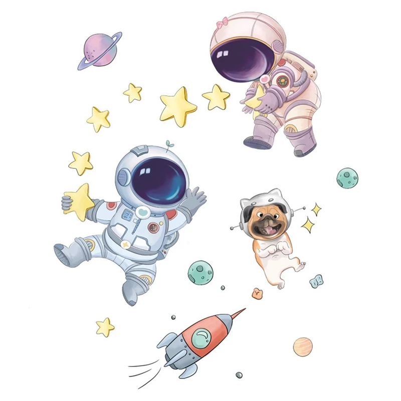 Cute Space Astronaut Children's Wall Stickers Children's Room Wall Decoration Decals Bedroom Stickers Home Decor
Cute Space Astronaut Children's Wall Stickers Children's Room Wall Decoration Decals Bedroom Stickers Home Decor