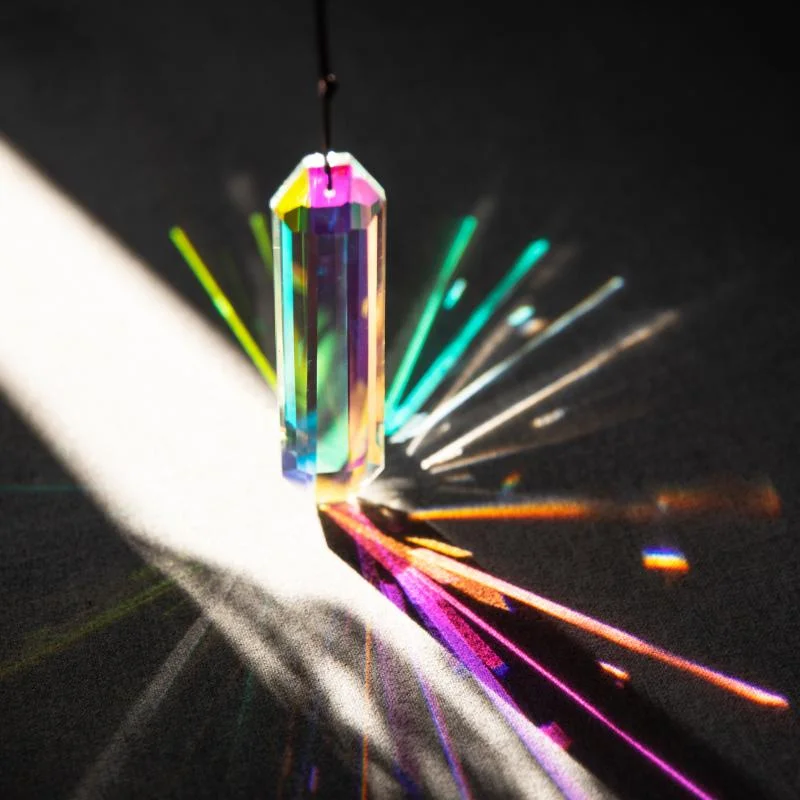 120mm Color Crystal Prism Polyhedral Daylighting Pendant Outdoor Dazzling Daylighting Crystal Strip Pendant
120mm Color Crystal Prism Polyhedral Daylighting Pendant Outdoor Dazzling Daylighting Crystal Strip Pendant