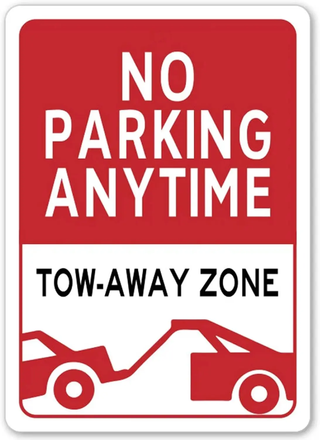 No Prkng nytme Sgn Durble Tow wy Zone Retro dvert ntque Metl Sgns For Grge Mn Cv