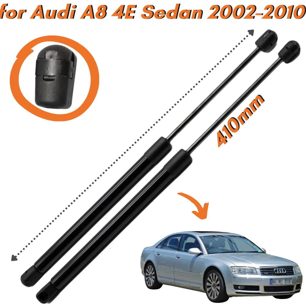 

Кол-во (2) стойки багажника для Audi A8 4E седан 2002-2010 410 мм подъемник поддерживает газовую пружину задняя дверь задний багажник амортизатор