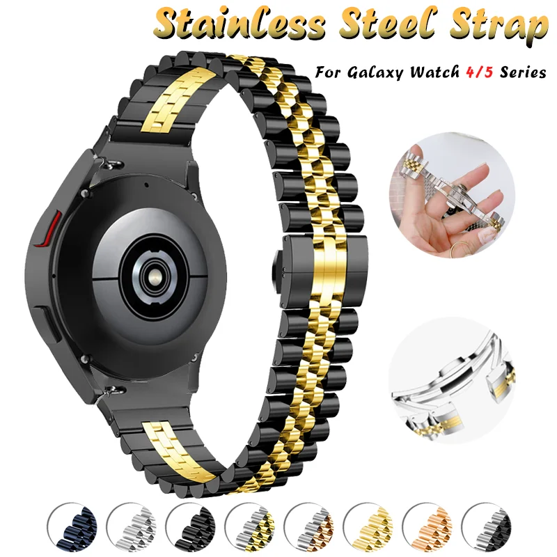 20mm Stainless Steel Strap for Samsung Watch 4/5 40mm 44mm Watch 5 Pro 45mm Metal Band for Galaxy Watch 4 Classic 42mm 46mm
20mm Stainless Steel Strap for Samsung Watch 4/5 40mm 44mm Watch 5 Pro 45mm Metal Band for Galaxy Watch 4 Classic 42mm 46mm