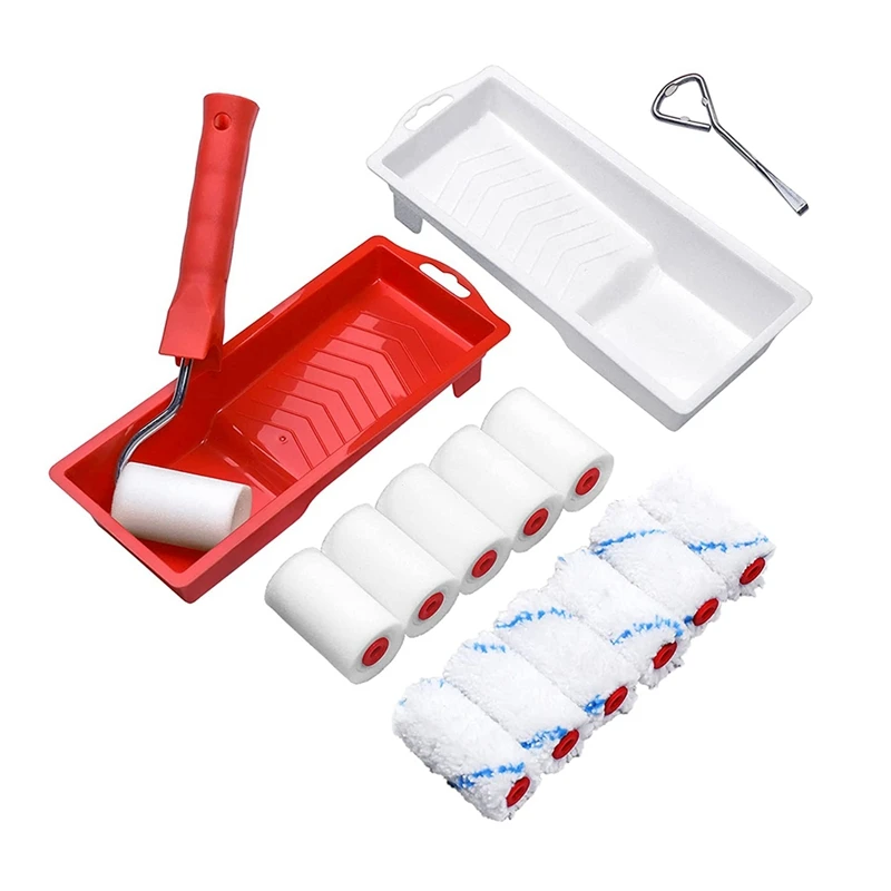 NEW-16Pcs 2 Inch Small Paint Roller With 2 Paint Trays, House Painting Roller Brush For Walls, Cabinets, Crafts, Touch Ups
NEW-16Pcs 2 Inch Small Paint Roller With 2 Paint Trays, House Painting Roller Brush For Walls, Cabinets, Crafts, Touch Ups