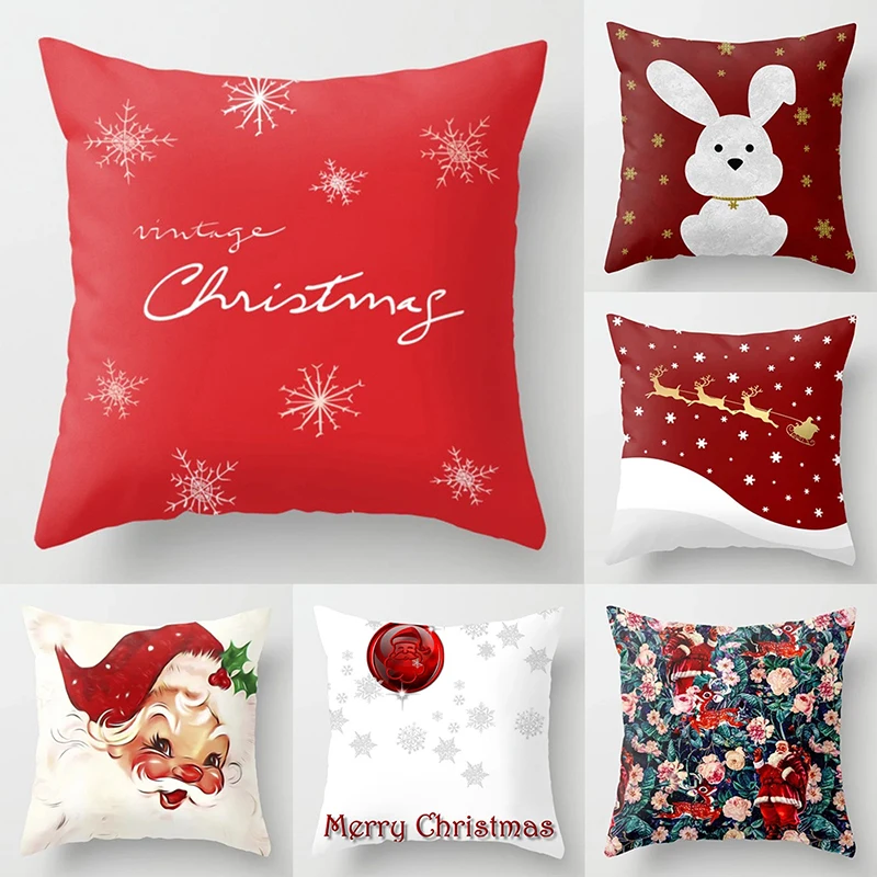 Santa Claus Pillowcase Polyester Pillow Covers Christmas Decorations Elk Cartoon Printed Sofa Cushion Cover Home Accessories
Santa Claus Pillowcase Polyester Pillow Covers Christmas Decorations Elk Cartoon Printed Sofa Cushion Cover Home Accessories