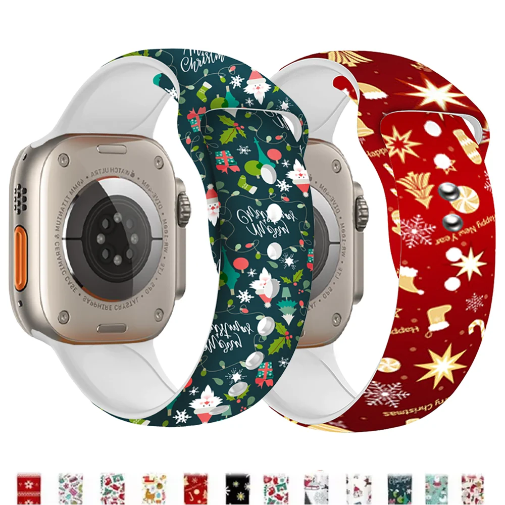 Ремешок рождественский ДЛЯ Apple Watch band 44 мм 45 мм 40 мм 41 мм 38 мм Ultra 49 мм 42 мм, браслет с принтом для наручных часов iWatch Series 7 6 SE 5 8
Ремешок рождественский ДЛЯ Apple Watch band 44 мм 45 мм 40 мм 41 мм 38 мм Ultra 49 мм 42 мм, браслет с принтом для наручных часов iWatch Series 7 6 SE 5 8