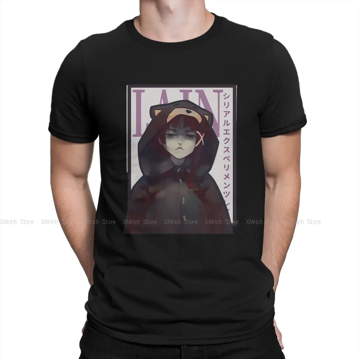 Men T-Shirts Bear Novelty Cotton Tees Short Sleeve Serial Experiments Lain Anime T Shirt Round Neck Clothes Printing
Men T-Shirts Bear Novelty Cotton Tees Short Sleeve Serial Experiments Lain Anime T Shirt Round Neck Clothes Printing