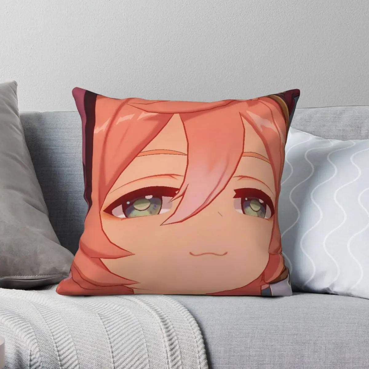 Yanfei Smug Genshin Impact Pillowcase Polyester Linen Creative Zip Decor Throw Pillow Case Room Cushion Case
Yanfei Smug Genshin Impact Pillowcase Polyester Linen Creative Zip Decor Throw Pillow Case Room Cushion Case