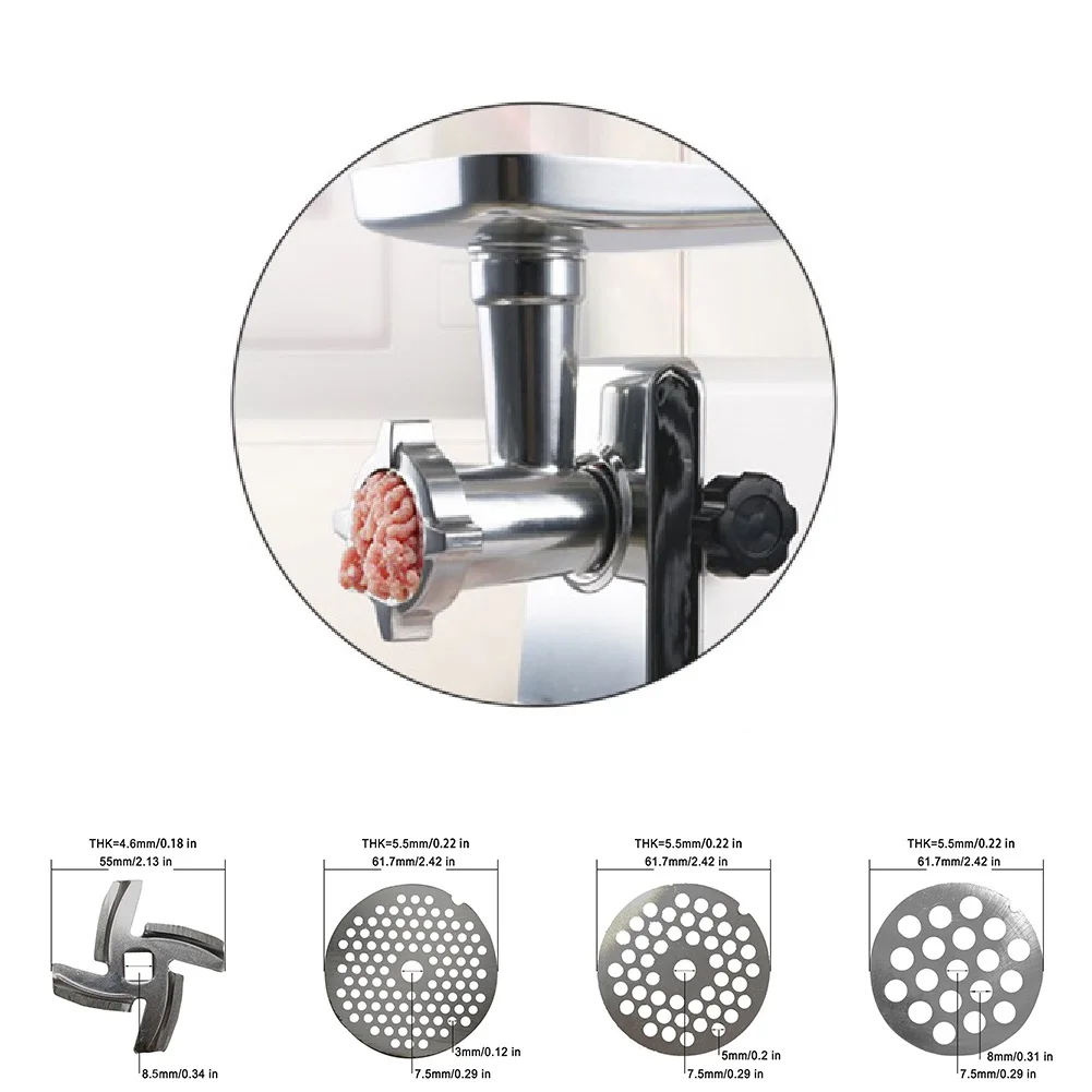 Meat Grinder Plate Net Knife Meat Grinder Parts Stainless Steel Meat Hole Plate For 55mm Diameter Meat Grinder
Meat Grinder Plate Net Knife Meat Grinder Parts Stainless Steel Meat Hole Plate For 55mm Diameter Meat Grinder