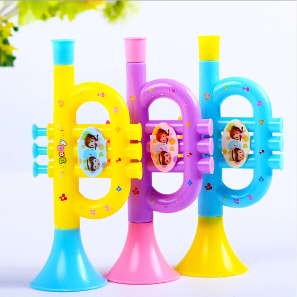 1PC Musical Trumpet Toys Colorful Baby Music Toys Cartoon Plastic Playing Instruments for Kids Early Education Random Color
1PC Musical Trumpet Toys Colorful Baby Music Toys Cartoon Plastic Playing Instruments for Kids Early Education Random Color