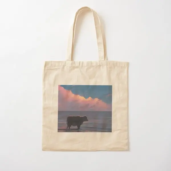 A Cow At The Sea Cotton Canvas Bag Grocery Handbag Foldable Travel Designer Shopper Ladies Tote Fashion Casual Reusable Printed
A Cow At The Sea Cotton Canvas Bag Grocery Handbag Foldable Travel Designer Shopper Ladies Tote Fashion Casual Reusable Printed