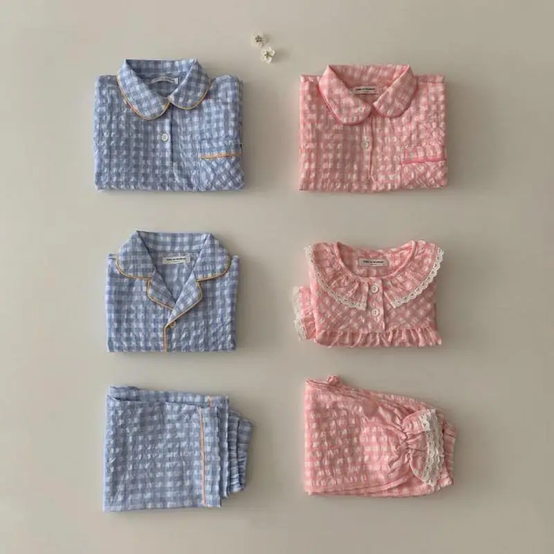 2022 New Baby Plaid Clothes Set Long Sleeve Tops + Pants 2pcs Baby Pajamas Suit Comfortable Cotton Kids Girls Sleepwear Outfits
2022 New Baby Plaid Clothes Set Long Sleeve Tops + Pants 2pcs Baby Pajamas Suit Comfortable Cotton Kids Girls Sleepwear Outfits