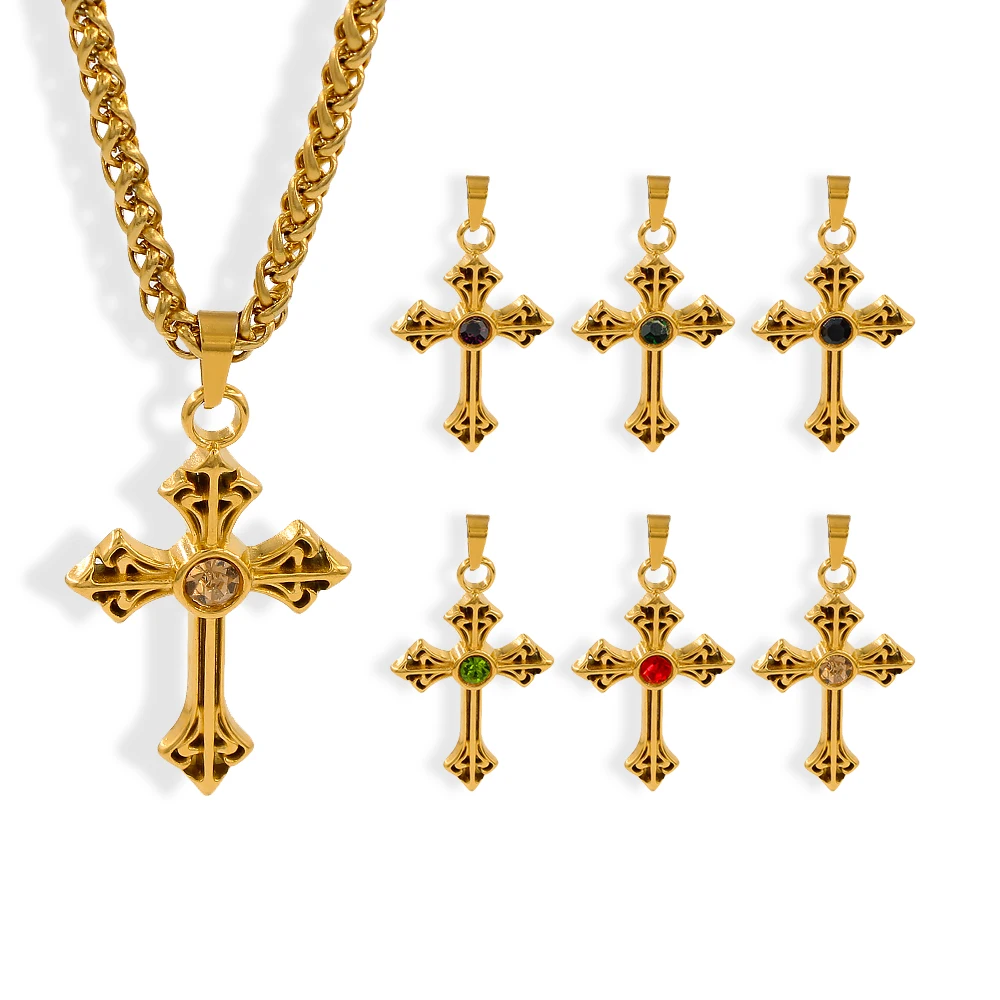 Amulet Cross Necklace for Women and Men Stainless Steel Pendant Necklace Goth Vintage Jewelry Sweater Chain Jewelry Accessories
Amulet Cross Necklace for Women and Men Stainless Steel Pendant Necklace Goth Vintage Jewelry Sweater Chain Jewelry Accessories