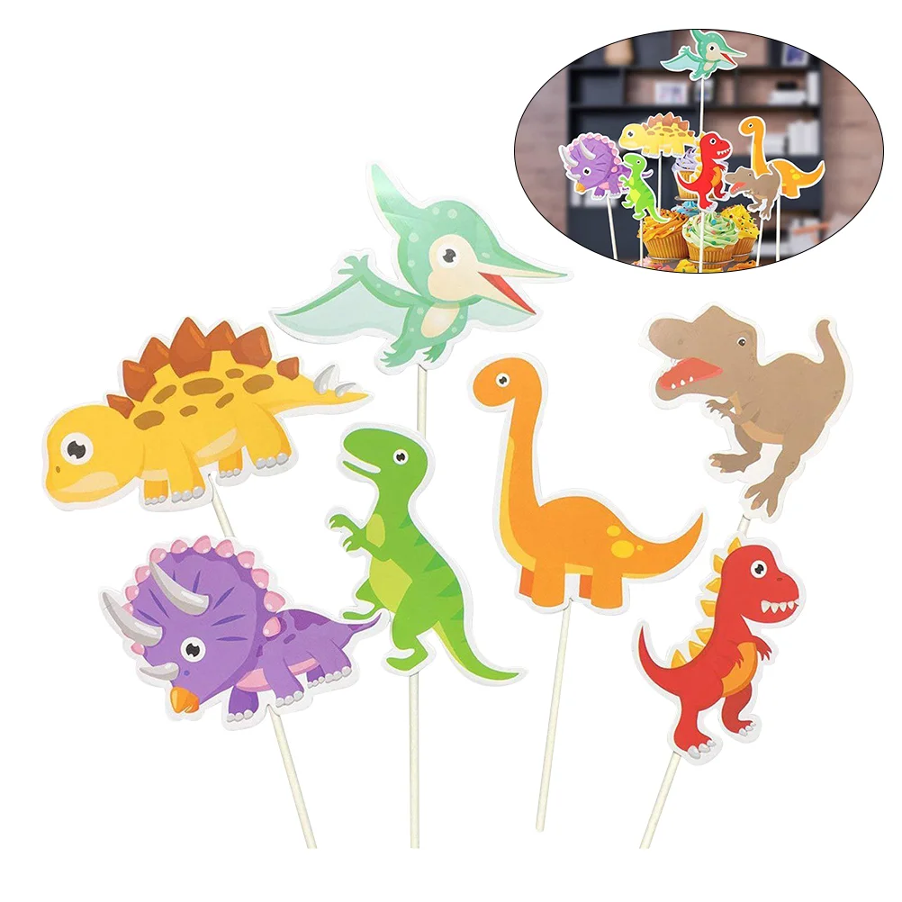 35 pcs Cake Toppers Cute Paper Cartoon Dinosaur Pattern Cake Picks Party Supplies for Kids Birthday
35 pcs Cake Toppers Cute Paper Cartoon Dinosaur Pattern Cake Picks Party Supplies for Kids Birthday