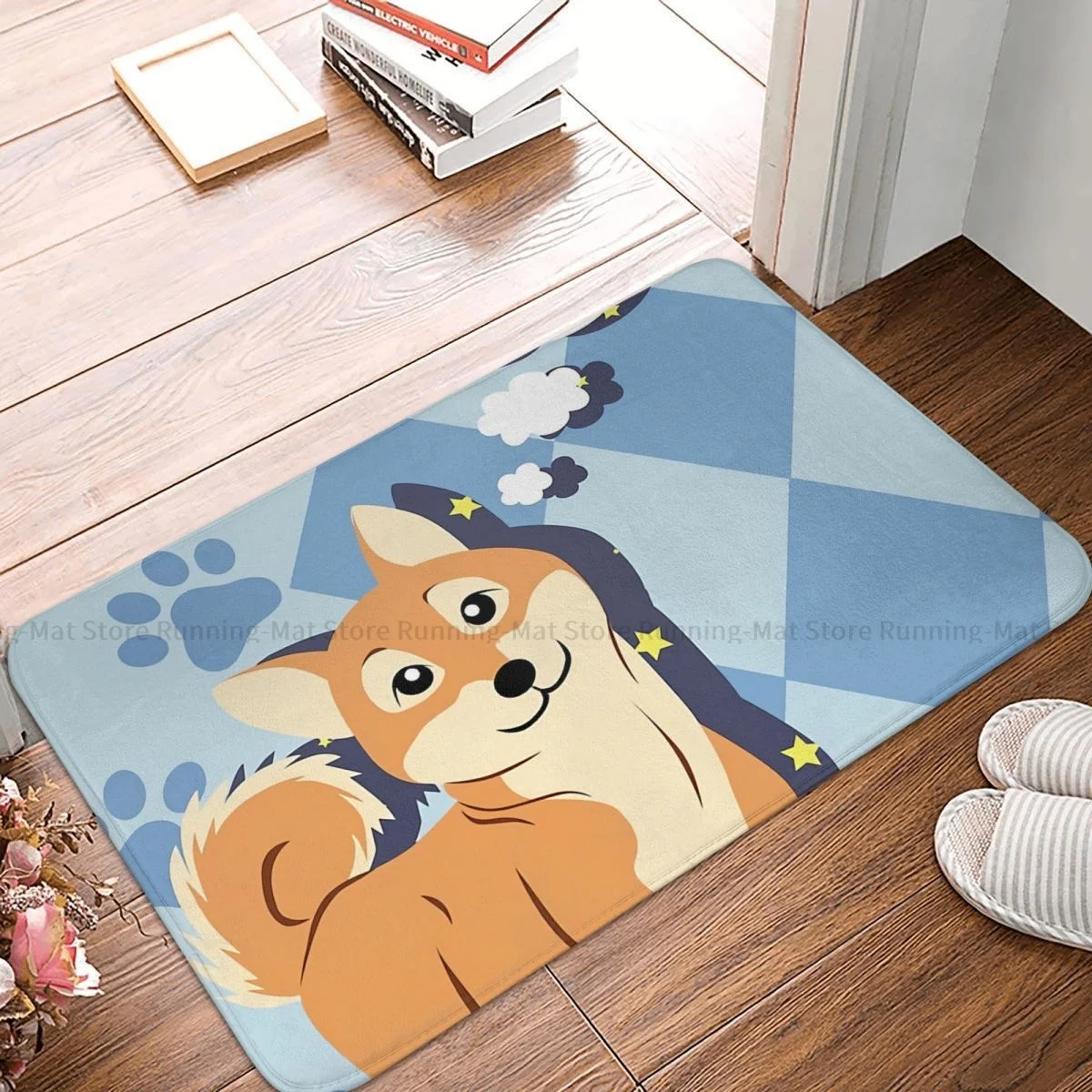 Shiba Inu Non-slip Doormat Thoughtful Blue Cute Bath Bedroom Mat Welcome Carpet Flannel Pattern Decor
Shiba Inu Non-slip Doormat Thoughtful Blue Cute Bath Bedroom Mat Welcome Carpet Flannel Pattern Decor